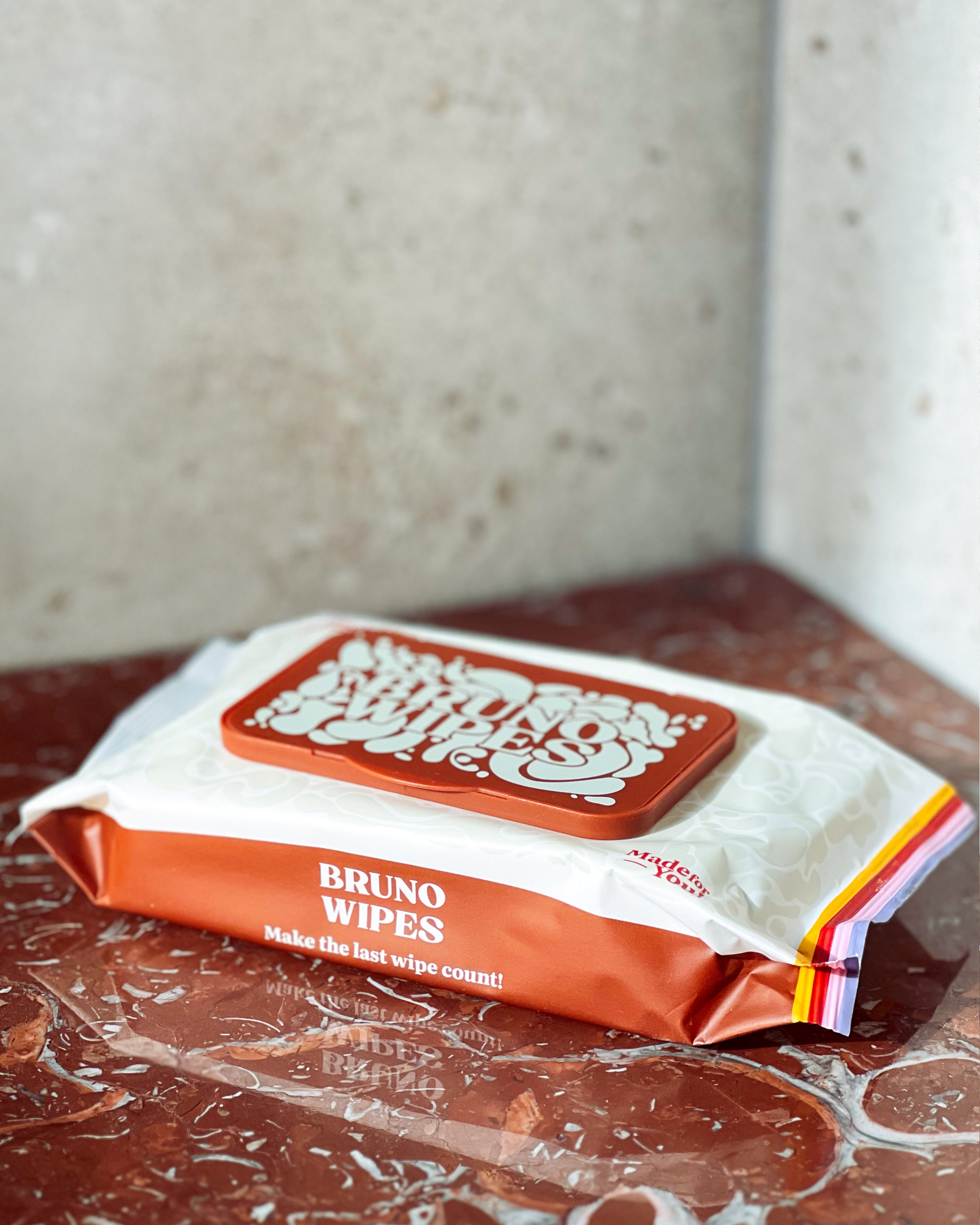 Bruno Wipes 3-pack (1 box)